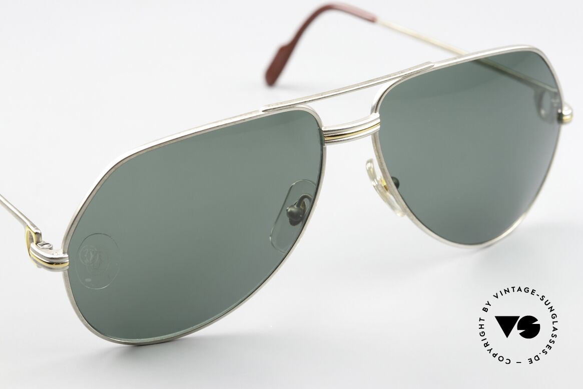 Cartier Vendome LC - L Edle Palladium Sonnenbrille, ungetragen mit original Verpackung (ein Sammlerstück), Passend für Herren Cartier Vendome LC - L Edle Palladium Sonnenbrille, ungetragen mit original Verpackung (ein Sammlerstück), Passend für Herren