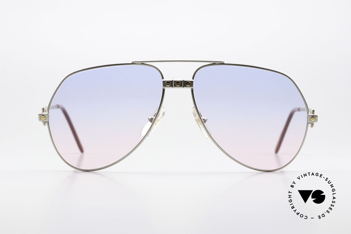 Cartier Vendome Santos - M Einzelstück Brille Von 1983, wurde 1983 veröffentlicht & dann bis 1997 produziert, Passend für Herren und Damen