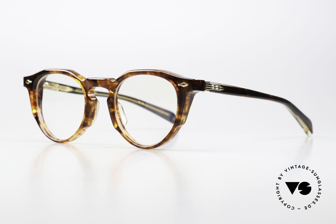 Jacques Marie Mage Sheridan Panto Brille Western Style, col. ARGYLE, Demo Lens, 18kt Gold in Größe 46/22, Passend für Herren und Damen Jacques Marie Mage Sheridan Panto Brille Western Style, col. ARGYLE, Demo Lens, 18kt Gold in Größe 46/22, Passend für Herren und Damen