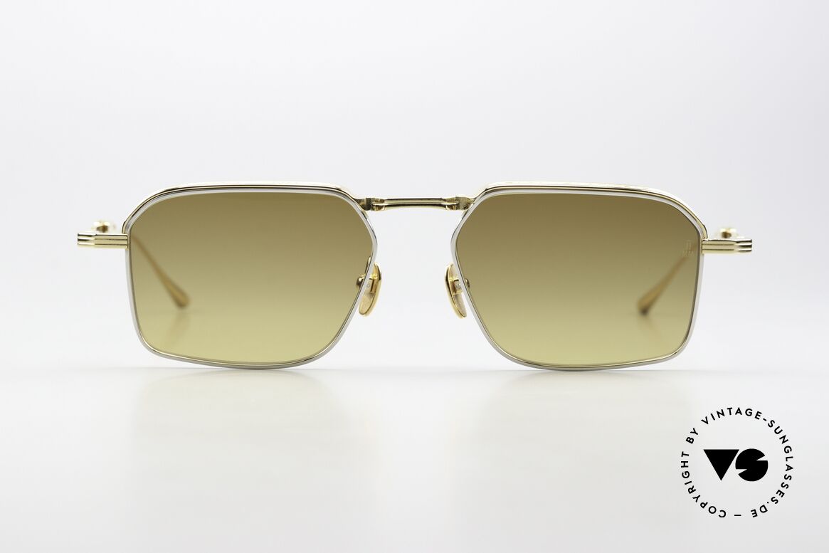 Jacques Marie Mage Koenig Faltbare Titan Sonnenbrille, streng limitierte Beta-Titan Fassung in Größe 52-17, Passend für Herren und Damen