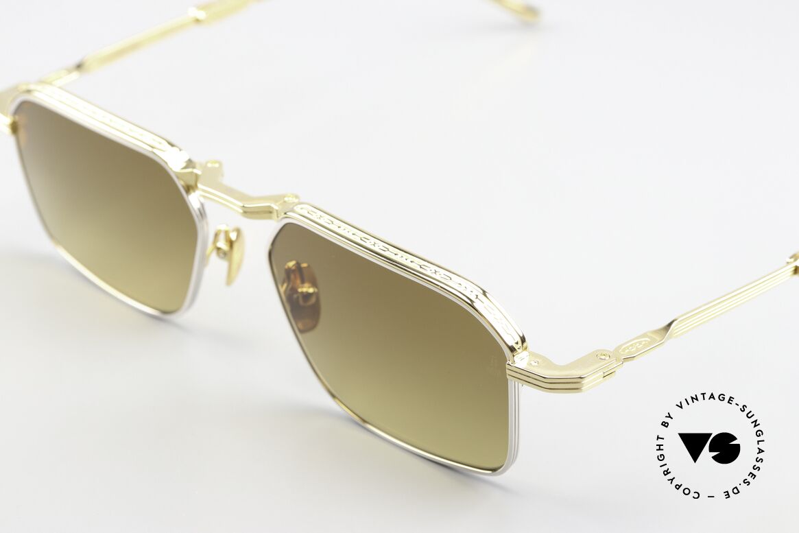 Jacques Marie Mage Koenig Faltbare Titan Sonnenbrille, inspiriert vom 1960er Zeitalter; limitiert auf 300 Stück, Passend für Herren und Damen