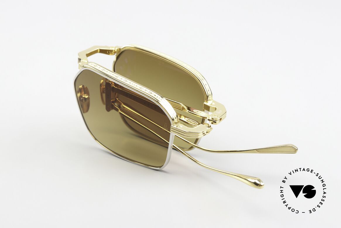 Jacques Marie Mage Koenig Faltbare Titan Sonnenbrille, Größe: large, Passend für Herren und Damen