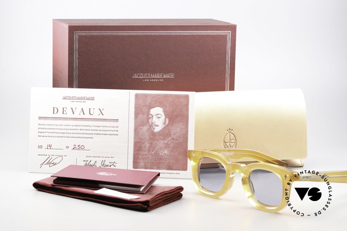 Jacques Marie Mage Devaux Sonnenbrille Panto Eckig, Größe: medium, Passend für Herren