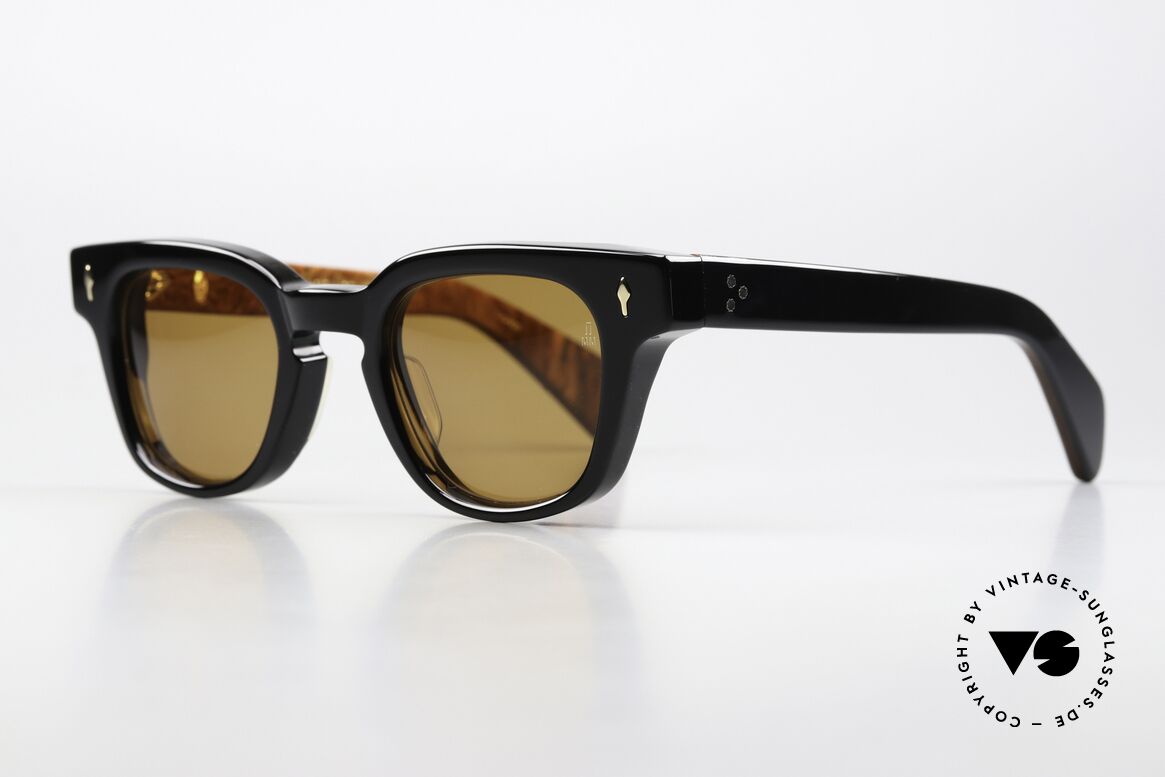 Jacques Marie Mage Julien Massive Azetat Sonnenbrille, eine Hommage an den Zeitgeist der 1950er Jahre!, Passend für Herren und Damen