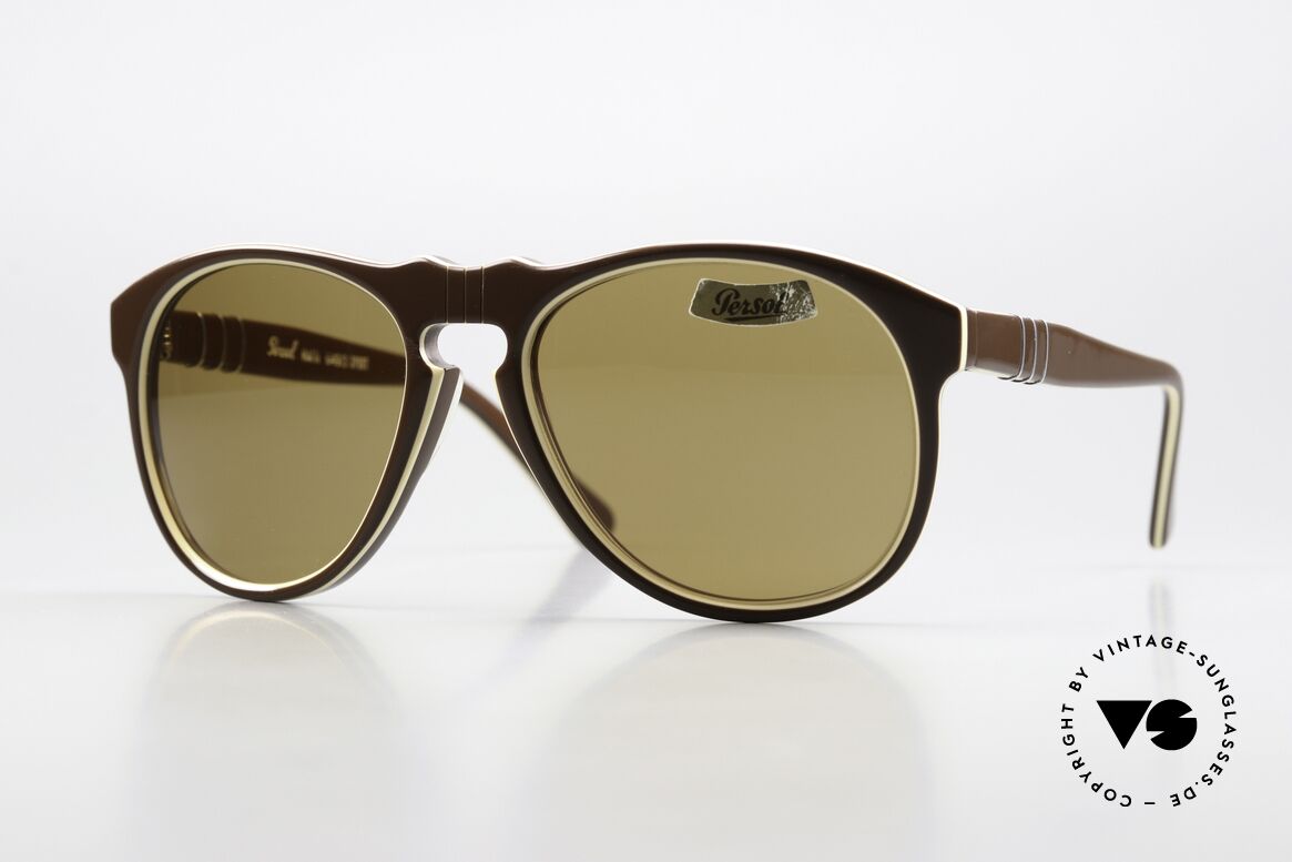 Persol 649/3 Ratti Sport Steve McQueen Sonnenbrille, noch aus der alten RATTI Manufactur in Turin, Passend für Herren