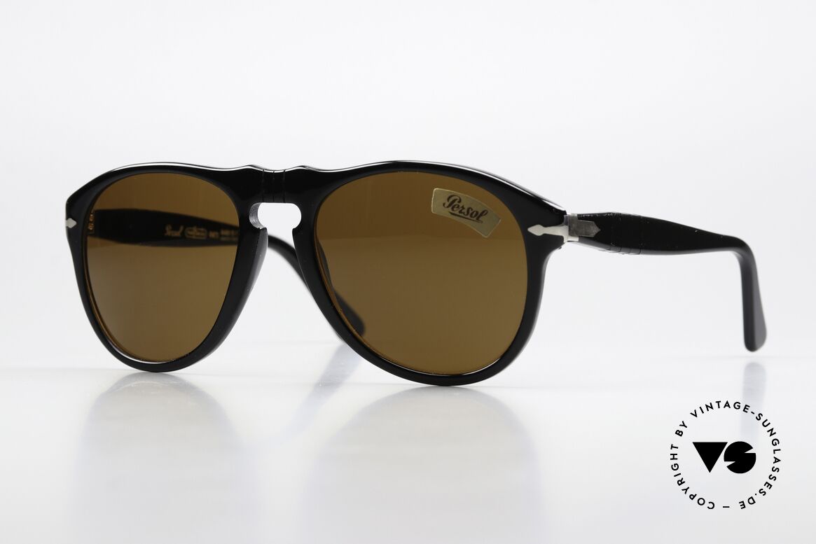 Persol 649/3 Ratti Sport Meflecto System 80er Brille, alte Persol Ratti vintage Sonnenbrille von 1985, Passend für Herren