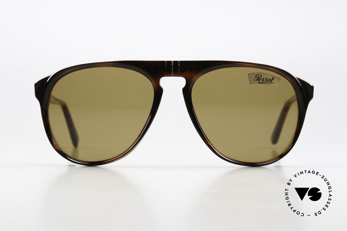 Persol Manager 100 Ratti Vergoldete Brille Von 1987, charakteristische gold-plattierte Bügel-Applikationen, Passend für Herren
