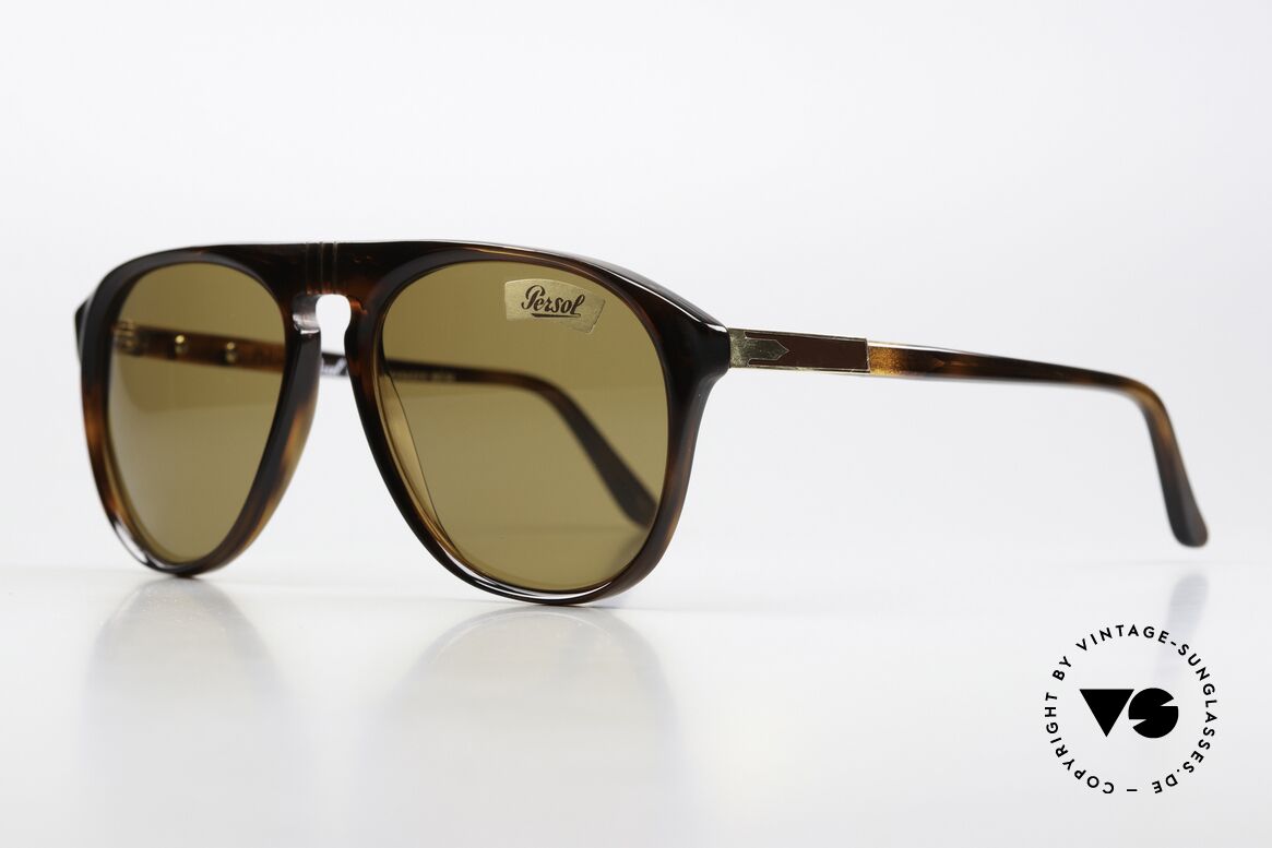 Persol Manager 100 Ratti Vergoldete Brille Von 1987, Handarbeit als Merkmal dieser anspruchsvollen Serie, Passend für Herren