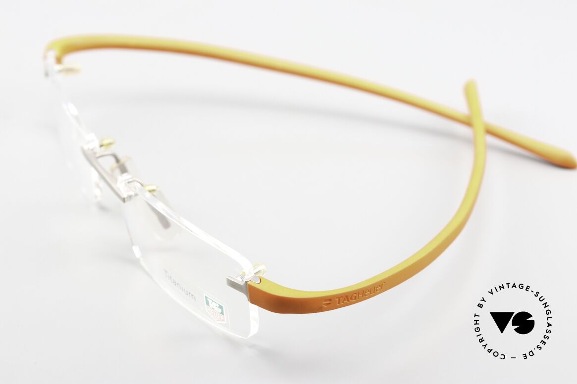 Tag Heuer 3102 Reflex Titan Luxusbrille Randlos, idealer Halt (schmiegen sich dem Gesicht an), Passend für Herren