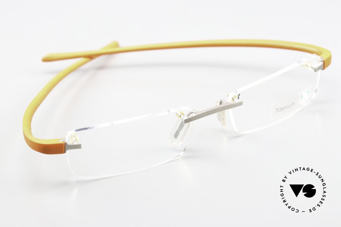 Tag Heuer 3102 Reflex Titan Luxusbrille Randlos, sportlicher und luxuriöser Lifestyle für Männer, Passend für Herren