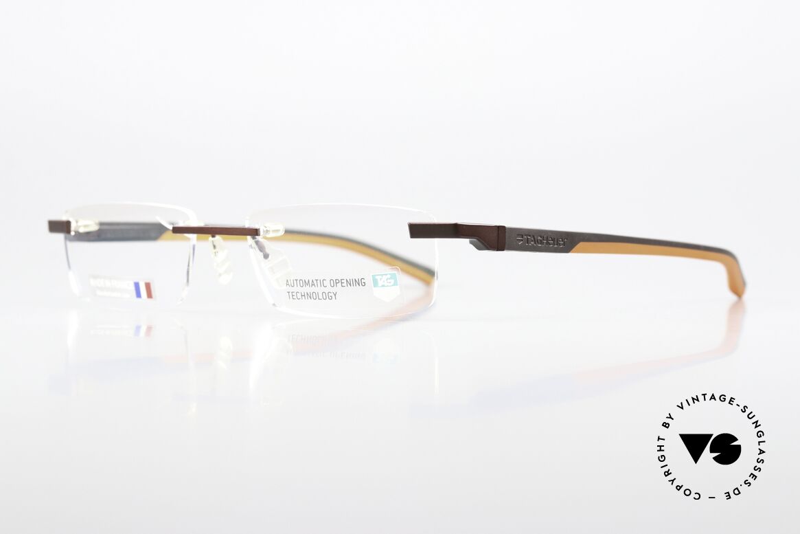 Tag Heuer 0844 Automatic Automatic Opening Tech, Brillenbügel lassen sich mit einer Hand öffnen, Passend für Herren