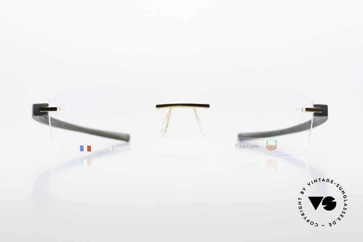 Tag Heuer 3942 Reflex Avantgarde Brille Herren, randlose vintage Brille; klassisch schwarz / gold, Passend für Herren Tag Heuer 3942 Reflex Avantgarde Brille Herren, randlose vintage Brille; klassisch schwarz / gold, Passend für Herren