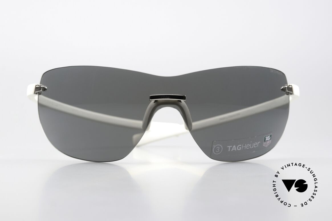 Tag Heuer 5109 Reflex Rennfahrer Brille Von 2007, eine extrem sportliche Sonnenbrille für Herren, Passend für Herren und Damen