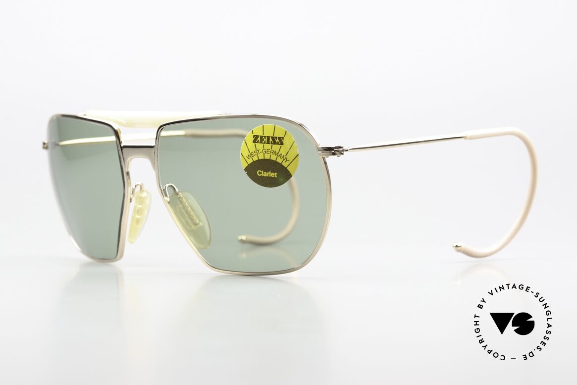 Zeiss 9918 Competition Serie Von 1981, mit Zeiss Clarlet Sonnengläsern & Sportbügeln, Passend für Herren