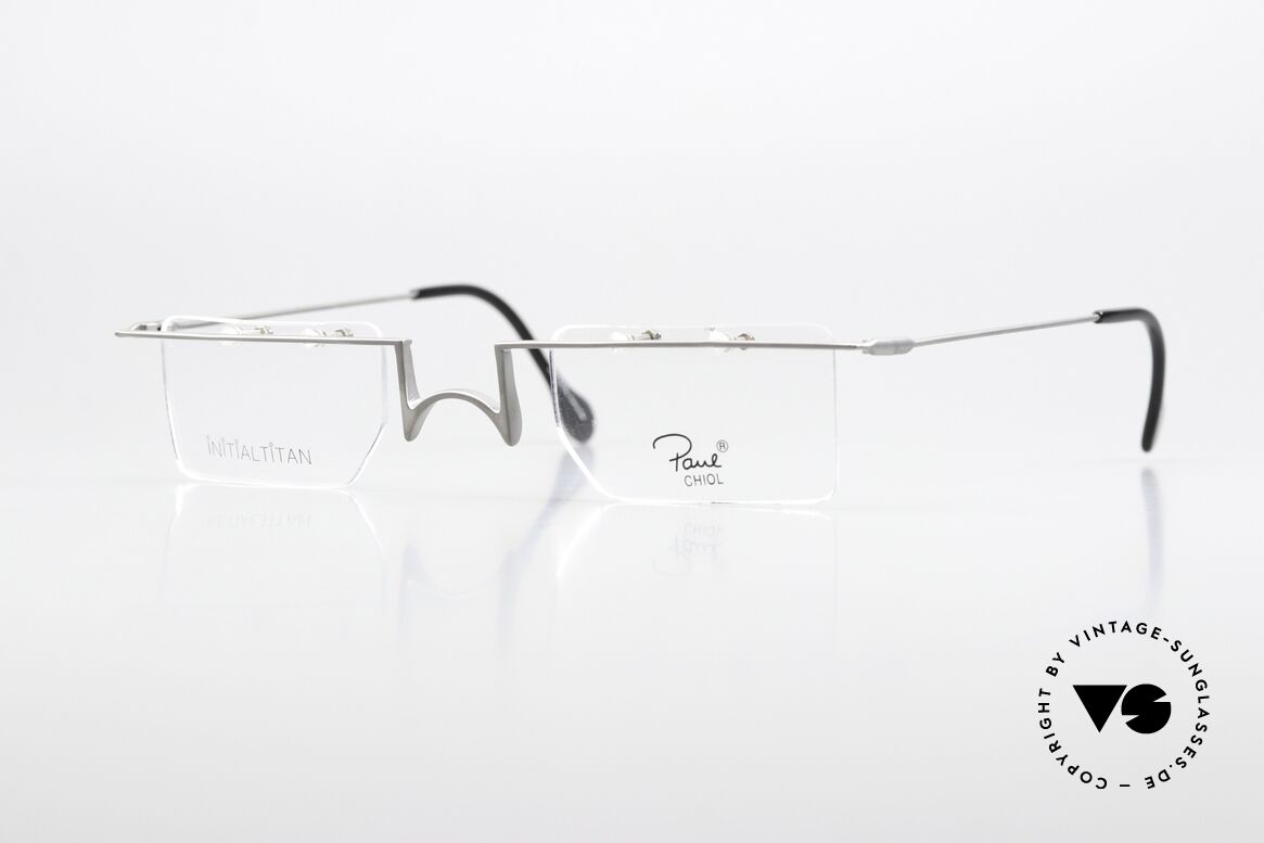 Paul Chiol 2021 Architekten Vintage Brille, vintage Paul Chiol Designer-Brillenfassung der 90er, Passend für Herren und Damen Paul Chiol 2021 Architekten Vintage Brille, vintage Paul Chiol Designer-Brillenfassung der 90er, Passend für Herren und Damen