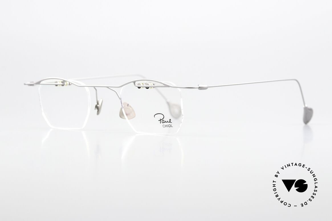 Paul Chiol 02 Randlosbrille Mit Oberbalken, somit ist die Glasform auch änderbar (z.B. in 'rund'), Passend für Herren und Damen Paul Chiol 02 Randlosbrille Mit Oberbalken, somit ist die Glasform auch änderbar (z.B. in 'rund'), Passend für Herren und Damen