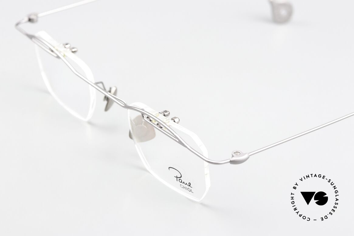 Paul Chiol 02 Randlosbrille Mit Oberbalken, ungetragenes, filigranes Meisterstück; echt unique!, Passend für Herren und Damen Paul Chiol 02 Randlosbrille Mit Oberbalken, ungetragenes, filigranes Meisterstück; echt unique!, Passend für Herren und Damen