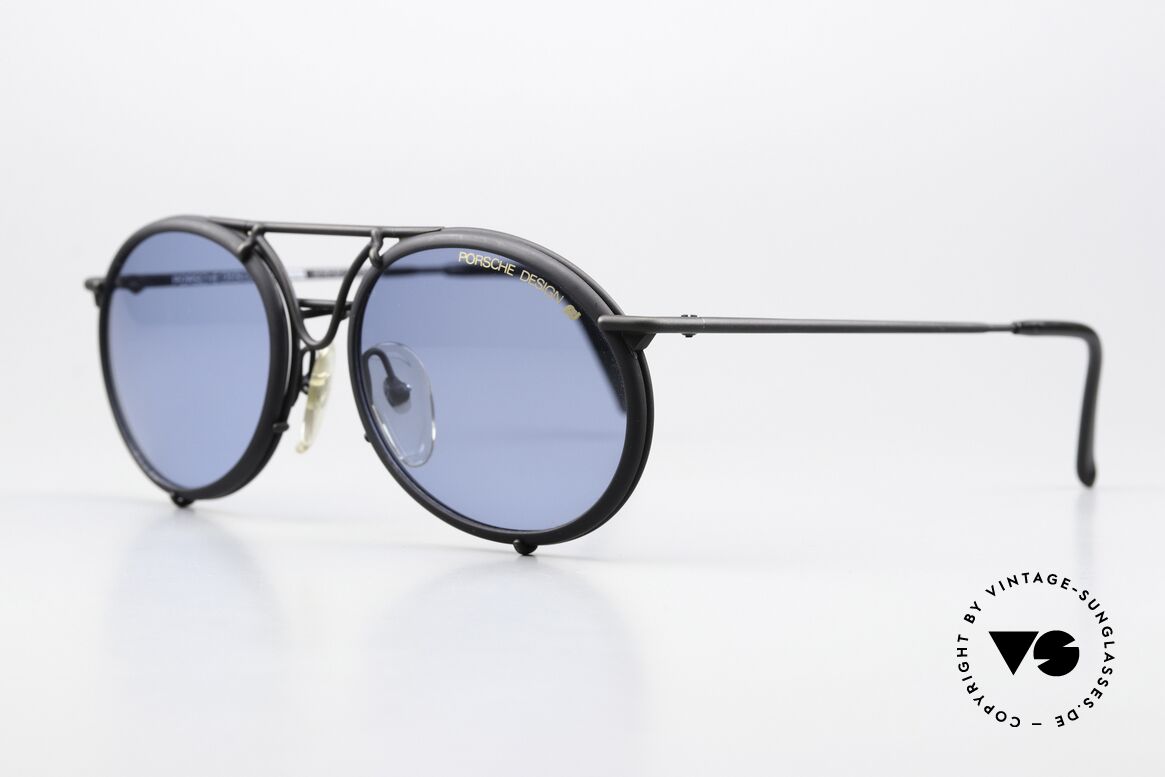 Porsche 5661 Geniale 4 in 1 Sonnenbrille, mit 4 unterschiedlichen Wechselgläsern; einfach genial, Passend für Herren und Damen
