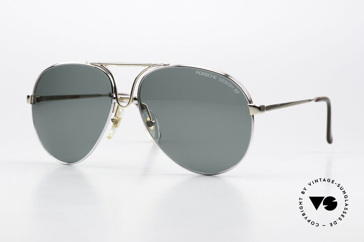 Porsche 5657 90er Brille Mit Wechselfront, edle Designer Sonnenbrille von PORSCHE Carrera, Passend für Herren und Damen