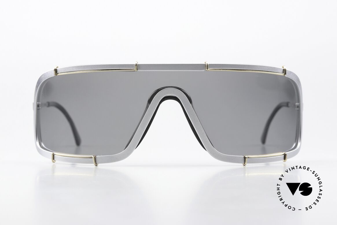 Boeing 5708 Panorama Sonnenbrille 80er, Panorama-Blick-Design, gefertigt 1988/89 von Optyl, Passend für Herren