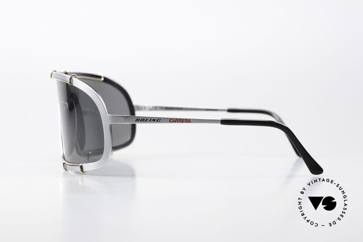 Boeing 5708 Panorama Sonnenbrille 80er, feine Kratzerchen auf Scheibe (auf 699,-€ reduziert), Passend für Herren