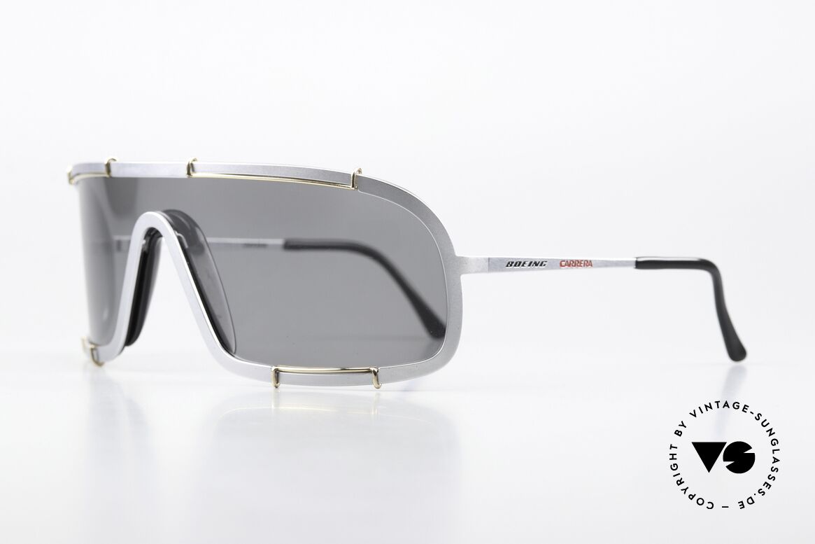 Boeing 5708 Panorama Sonnenbrille 80er, Kombination aus Luxus, Sport, Qualität und Lifestyle, Passend für Herren