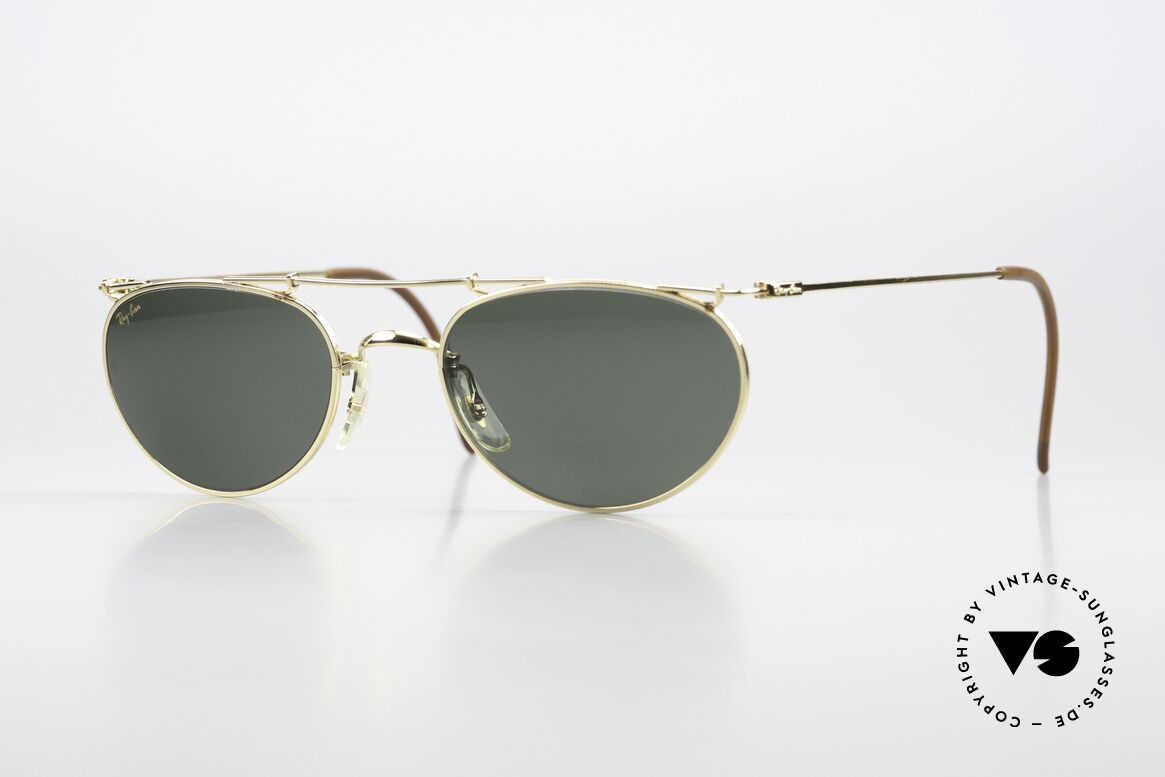 Ray Ban Deco Metals Oval B&L USA 90er Sonnenbrille, Modell aus der RAY-BAN Deco Metals Collection, Passend für Herren und Damen Ray Ban Deco Metals Oval B&L USA 90er Sonnenbrille, Modell aus der RAY-BAN Deco Metals Collection, Passend für Herren und Damen