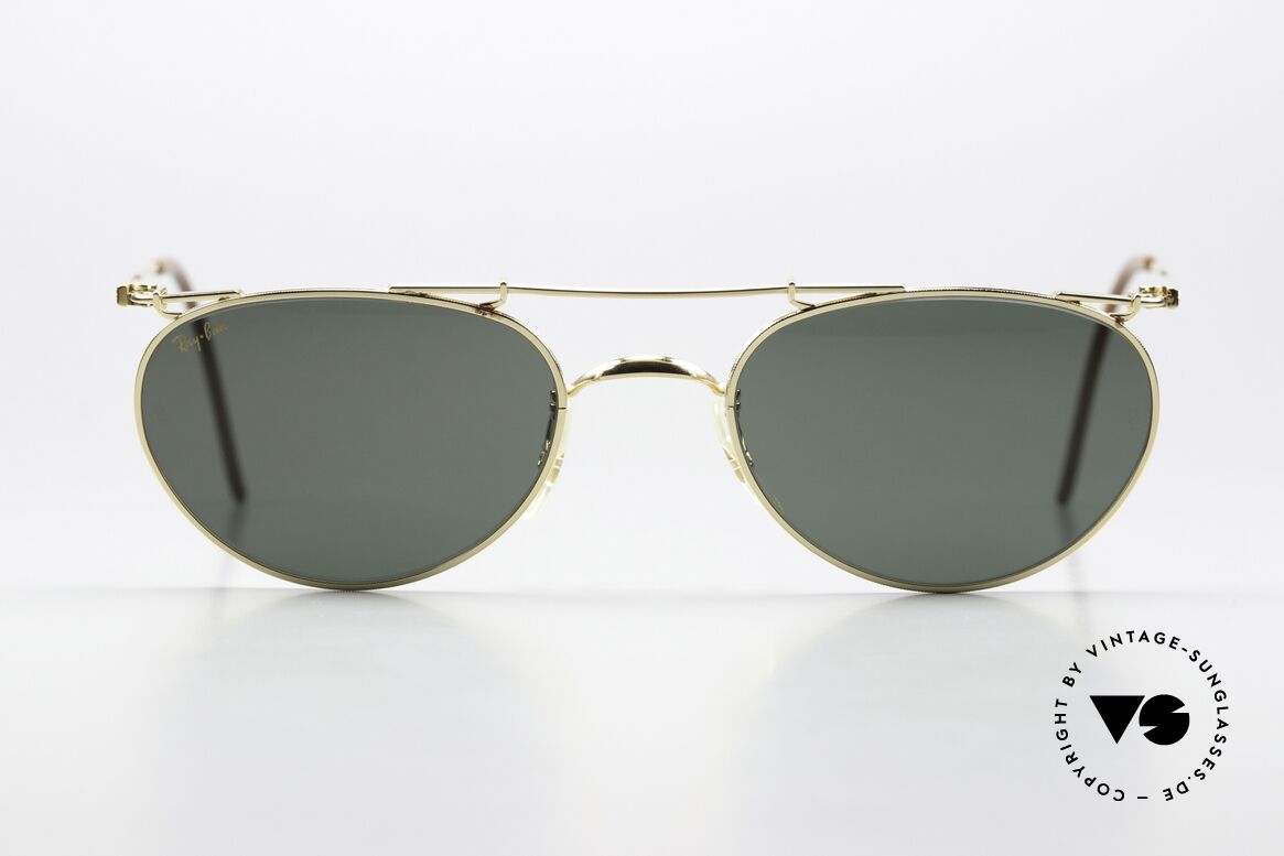 Ray Ban Deco Metals Oval B&L USA 90er Sonnenbrille, vintage B&L Designersonnenbrille, made in USA, Passend für Herren und Damen Ray Ban Deco Metals Oval B&L USA 90er Sonnenbrille, vintage B&L Designersonnenbrille, made in USA, Passend für Herren und Damen