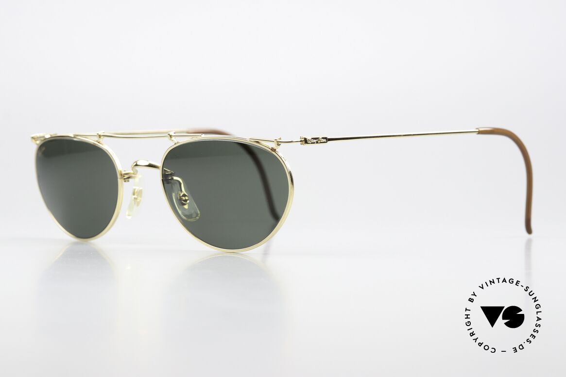 Ray Ban Deco Metals Oval B&L USA 90er Sonnenbrille, beste Passform und wirklich angenehm zu tragen, Passend für Herren und Damen
