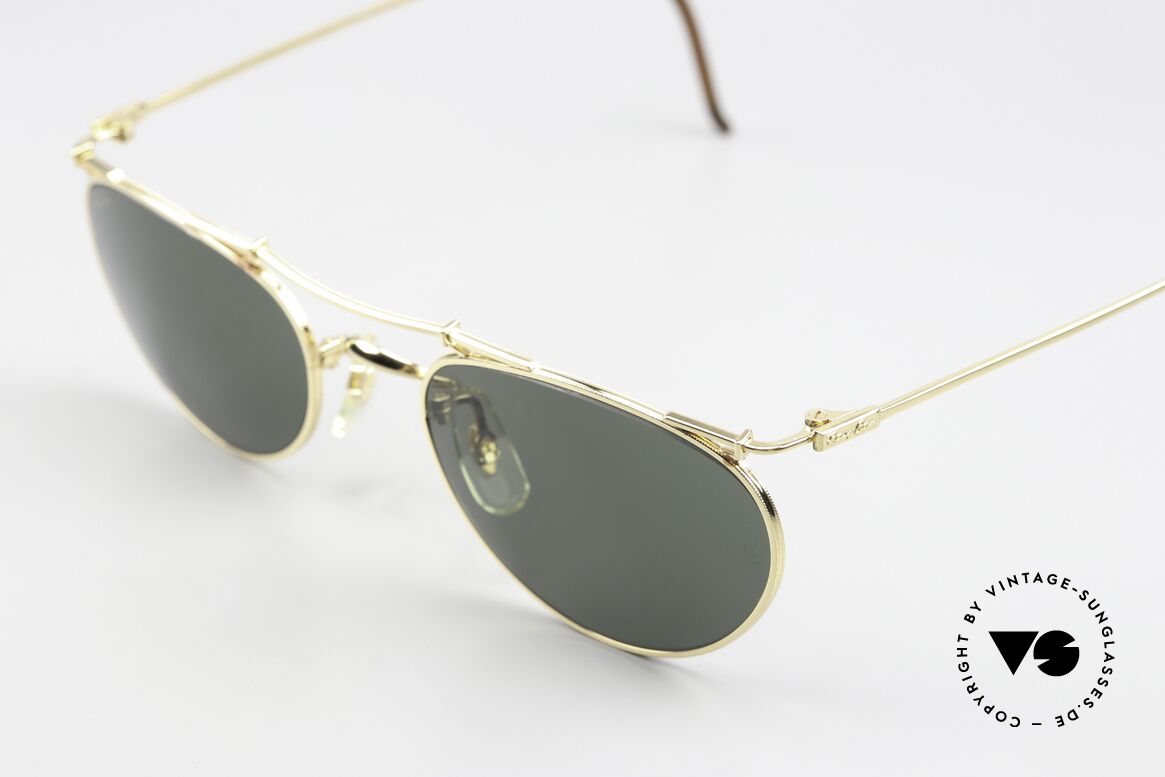 Ray Ban Deco Metals Oval B&L USA 90er Sonnenbrille, ungetragen; wie alle unsere vintage 90er RayBans, Passend für Herren und Damen