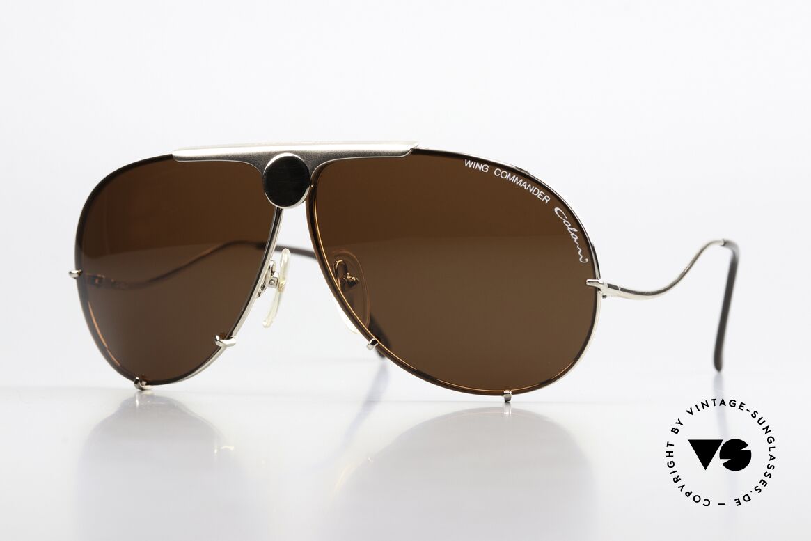 Colani 10-501 Wing Commander Aviator Brille, legendäre 80er Jahre Designerbrille von Luigi Colani, Passend für Herren Colani 10-501 Wing Commander Aviator Brille, legendäre 80er Jahre Designerbrille von Luigi Colani, Passend für Herren