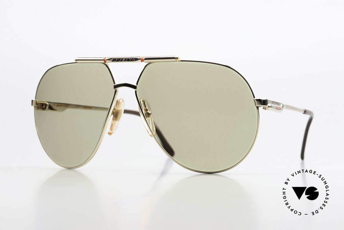 Boeing 5705 Original 80er Piloten Brille, The Boeing Collection by Carrera von 1988/1989, Passend für Herren Boeing 5705 Original 80er Piloten Brille, The Boeing Collection by Carrera von 1988/1989, Passend für Herren