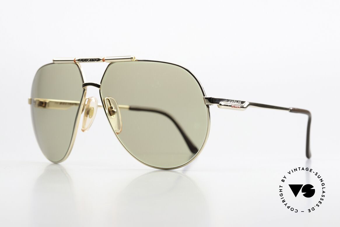 Boeing 5705 Original 80er Piloten Brille, flexibler Rahmen und selbstjustierende Nasenpads, Passend für Herren Boeing 5705 Original 80er Piloten Brille, flexibler Rahmen und selbstjustierende Nasenpads, Passend für Herren