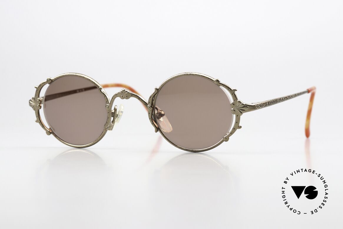 Jean Paul Gaultier 56-4176 Kunst und Kultur Brille 90er, opulente vintage Sonnenbrille v. Jean Paul Gaultier, Passend für Herren und Damen