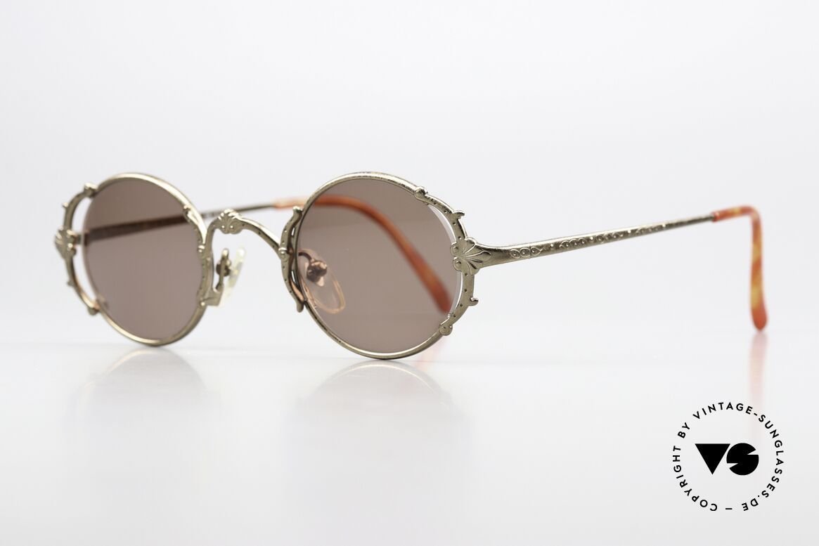 Jean Paul Gaultier 56-4176 Kunst und Kultur Brille 90er, Ludwig XIV hätte seine Freude an dieser JPG Brille, Passend für Herren und Damen