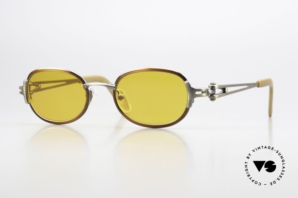 Jean Paul Gaultier 56-0004 Herausragende Japan Qualität, ovale Designer-Sonnenbrille von Jean Paul Gaultier, Passend für Herren und Damen Jean Paul Gaultier 56-0004 Herausragende Japan Qualität, ovale Designer-Sonnenbrille von Jean Paul Gaultier, Passend für Herren und Damen