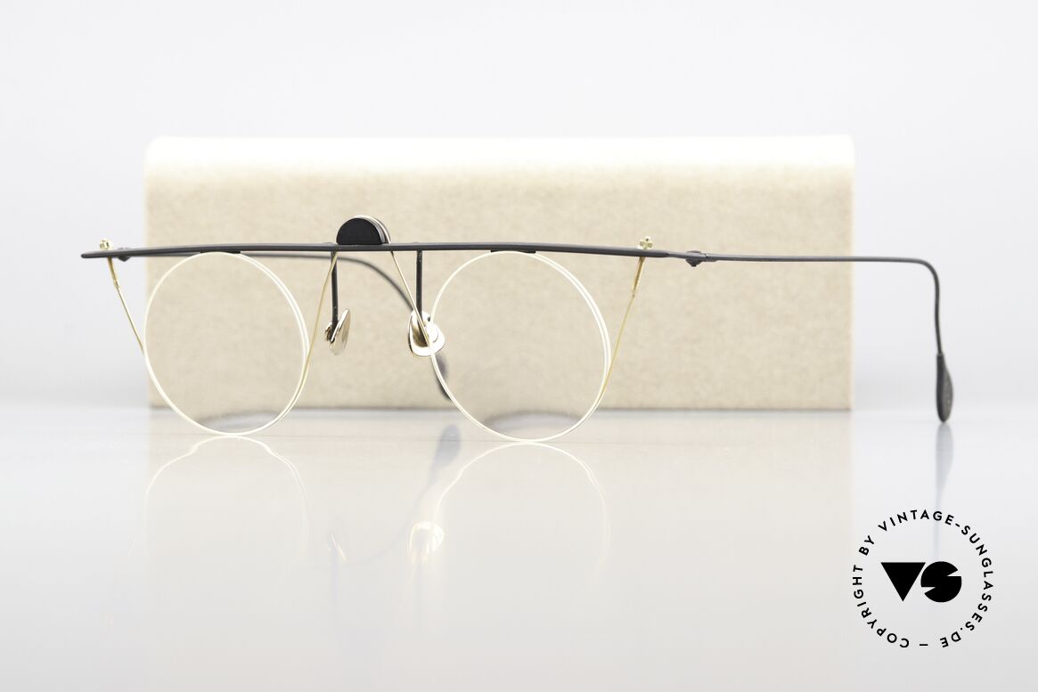 Paul Chiol 07 Architekten Vintage Brille, Größe: medium, Passend für Herren und Damen