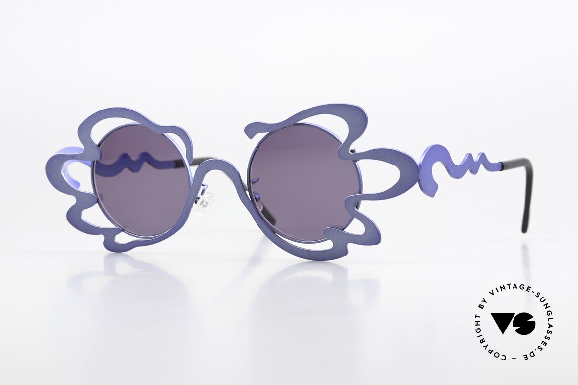 Theo Belgium Tagliatelli Spaghetti Sonnenbrille 90er, Theo Belgium: die eigenwilligste Brillenmarke, weltweit, Passend für Damen