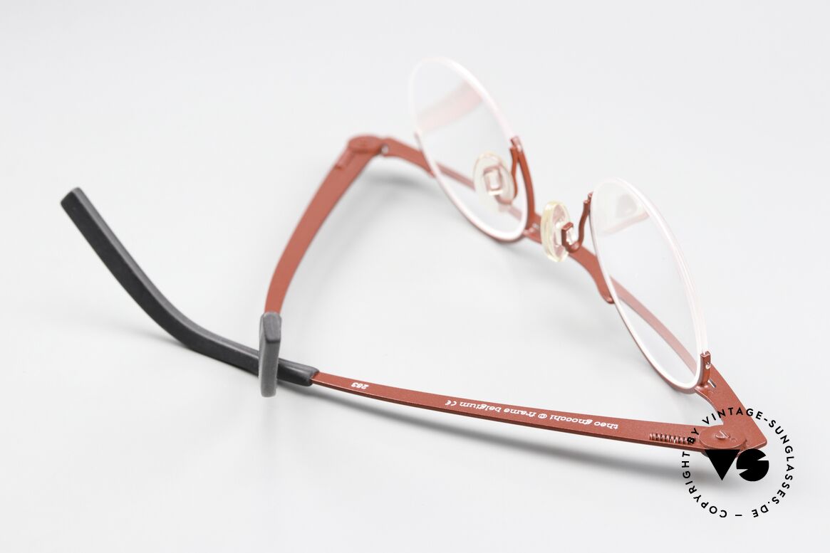 Theo Belgium Gnocchi Designerbrille Halb Randlos, Glashöhe ist 36mm = somit auch gleitsichtfähig, Passend für Herren und Damen