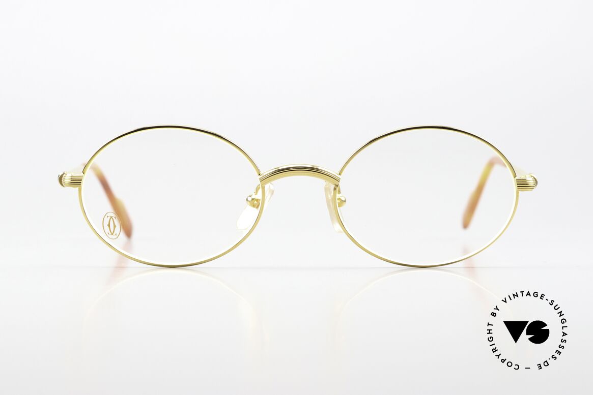 Cartier Sorbonne - M 22kt Vergoldete Luxusbrille, edles und zeitloses Design in M Größe 51°20, 135, Passend für Herren und Damen