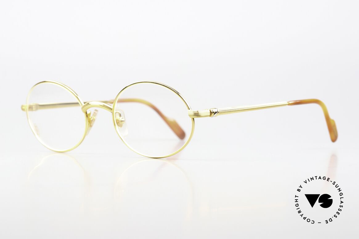 Cartier Sorbonne - M 22kt Vergoldete Luxusbrille, "Sorbonne" = Synonym für die Pariser Universität, Passend für Herren und Damen
