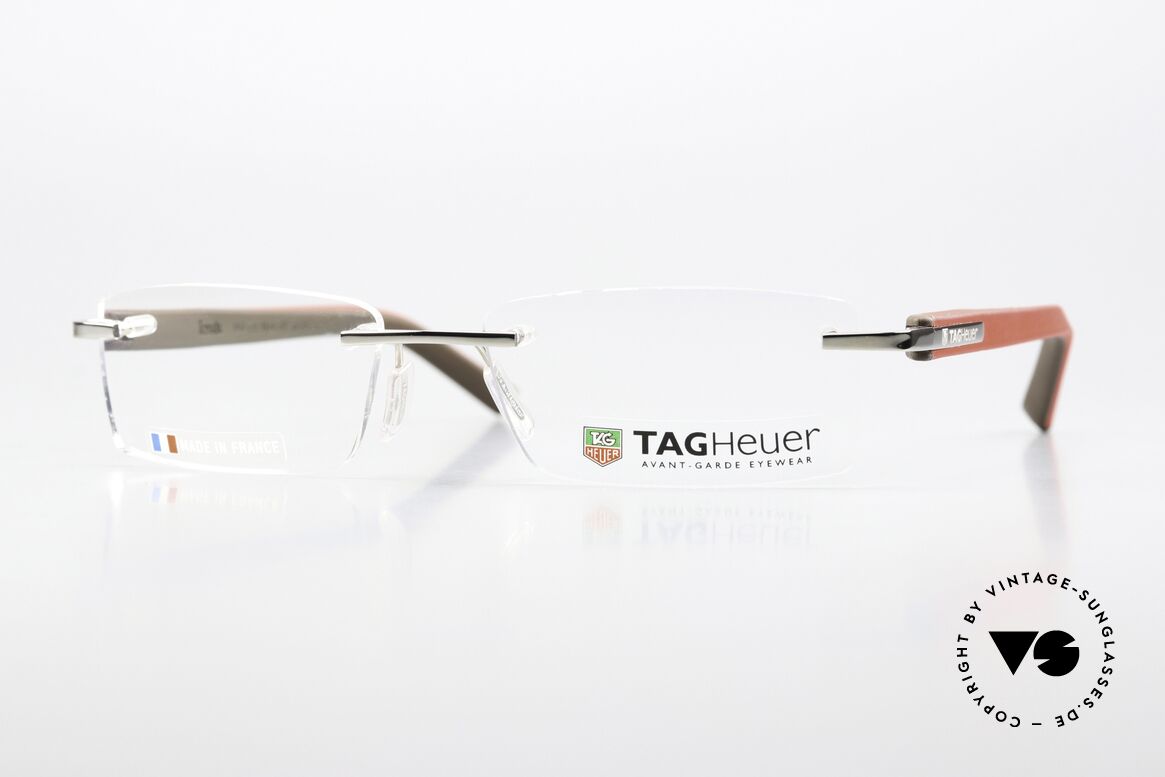 Tag Heuer 8109 Trends Randlosbrille Avantgarde, Tag Heuer Brille Mod. 8109, col. 011, Gr. 56-17, Passend für Herren