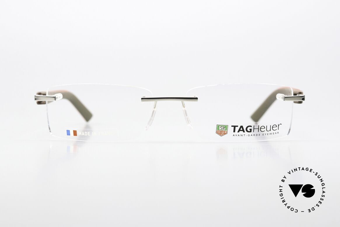 Tag Heuer 8109 Trends Randlosbrille Avantgarde, randlose Gentleman-Brille mit Federscharnieren, Passend für Herren