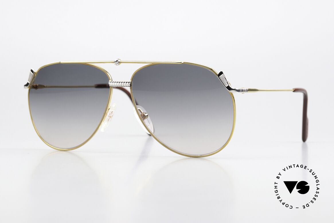 Alpina PG 900 Vintage Golf Sonnenbrille, vintage Alpina Golfbrille "Professional Golf 900", Passend für Herren