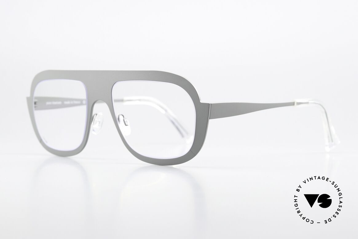 Theo Belgium Bientot Pure Titanium Designerbrille, in Zusammenarbeit mit Matali Crasset (um 2015), Passend für Herren und Damen