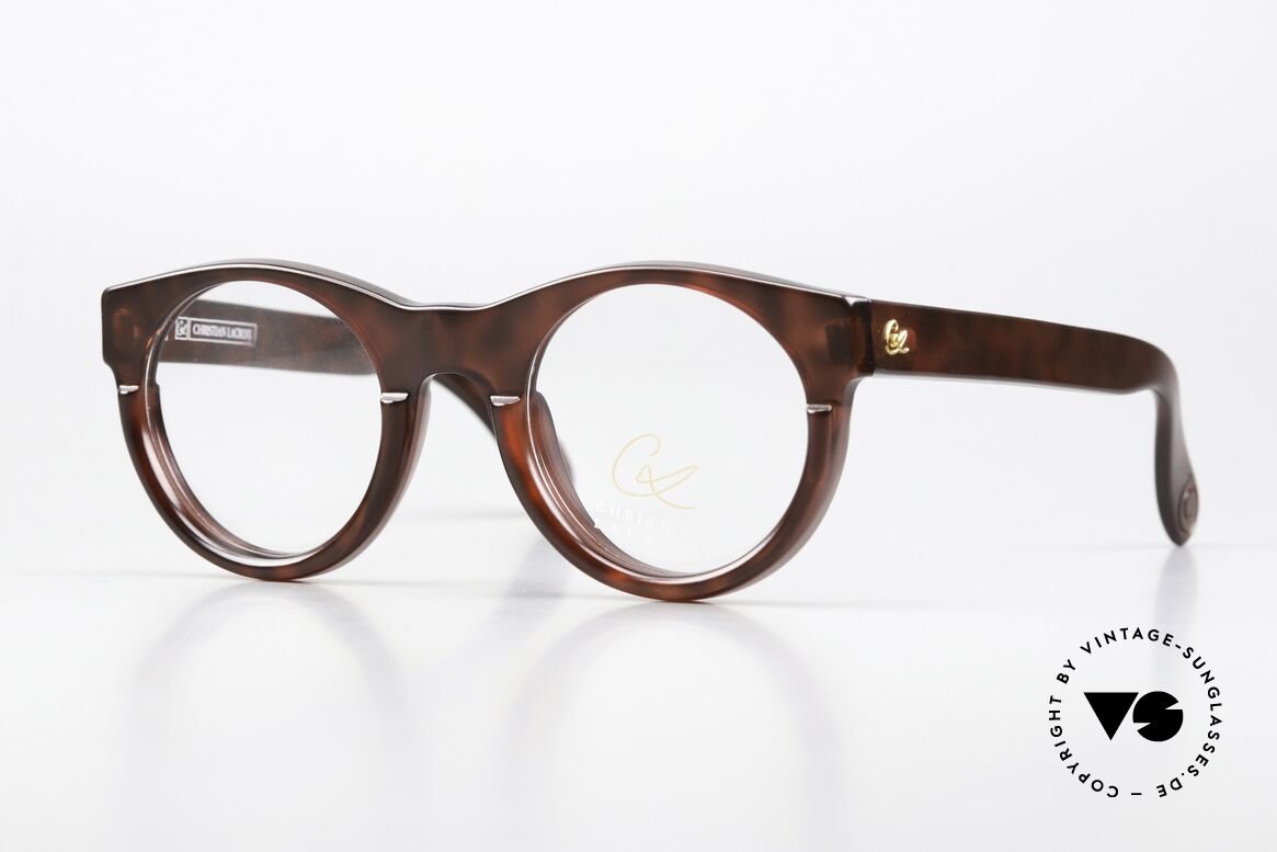 Christian LaCroix 7309 Optyl Vintage Brille 90er, rare, runde Christian Lacroix vintage Brillenfassung, Passend für Herren und Damen