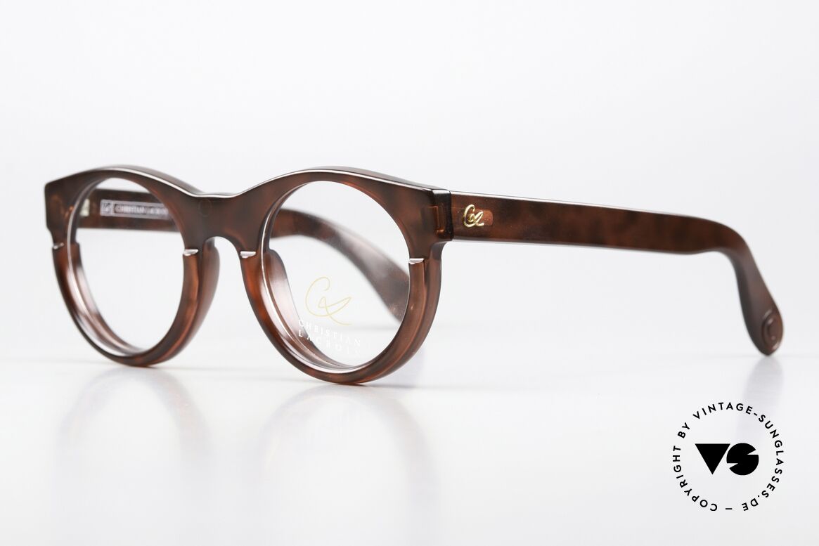 Christian LaCroix 7309 Optyl Vintage Brille 90er, Rahmen aus dem genialer OPTYL-Kunststoff gemacht, Passend für Herren und Damen