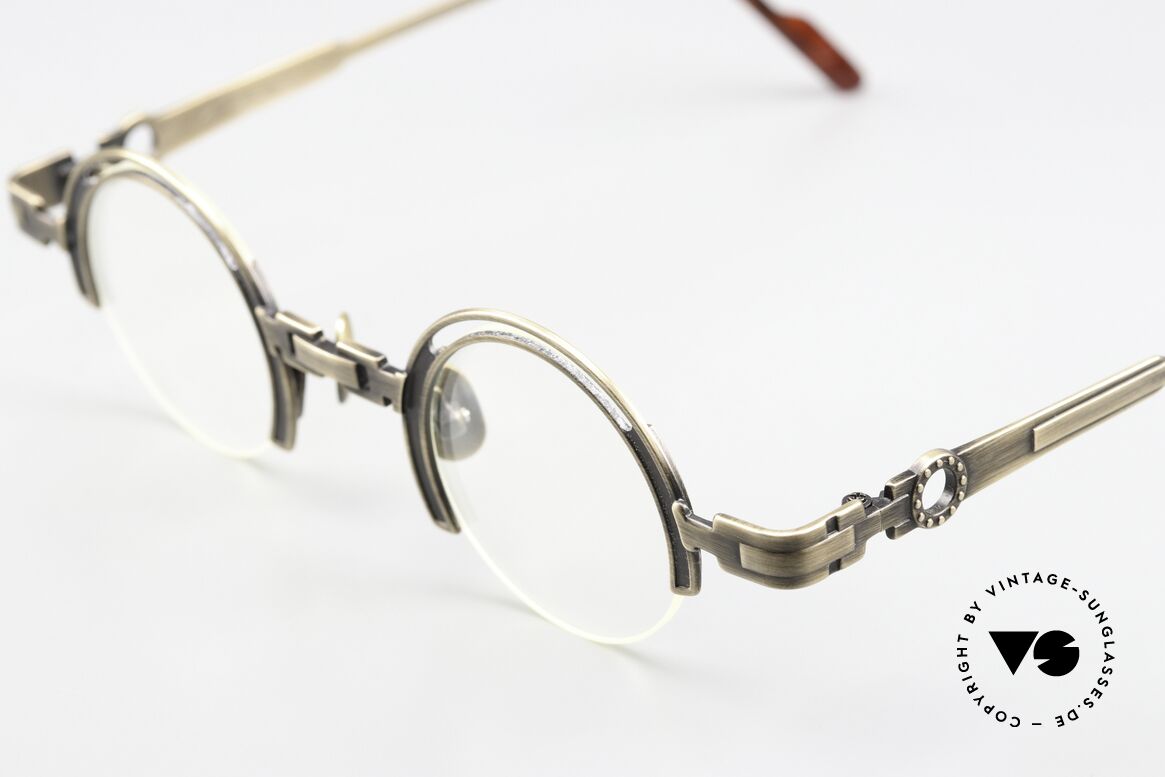 Koure KR8100 Runde 90er Steampunk Brille, also einer Sicht auf die Zukunft, aus einer früheren Zeit, Passend für Herren und Damen Koure KR8100 Runde 90er Steampunk Brille, also einer Sicht auf die Zukunft, aus einer früheren Zeit, Passend für Herren und Damen