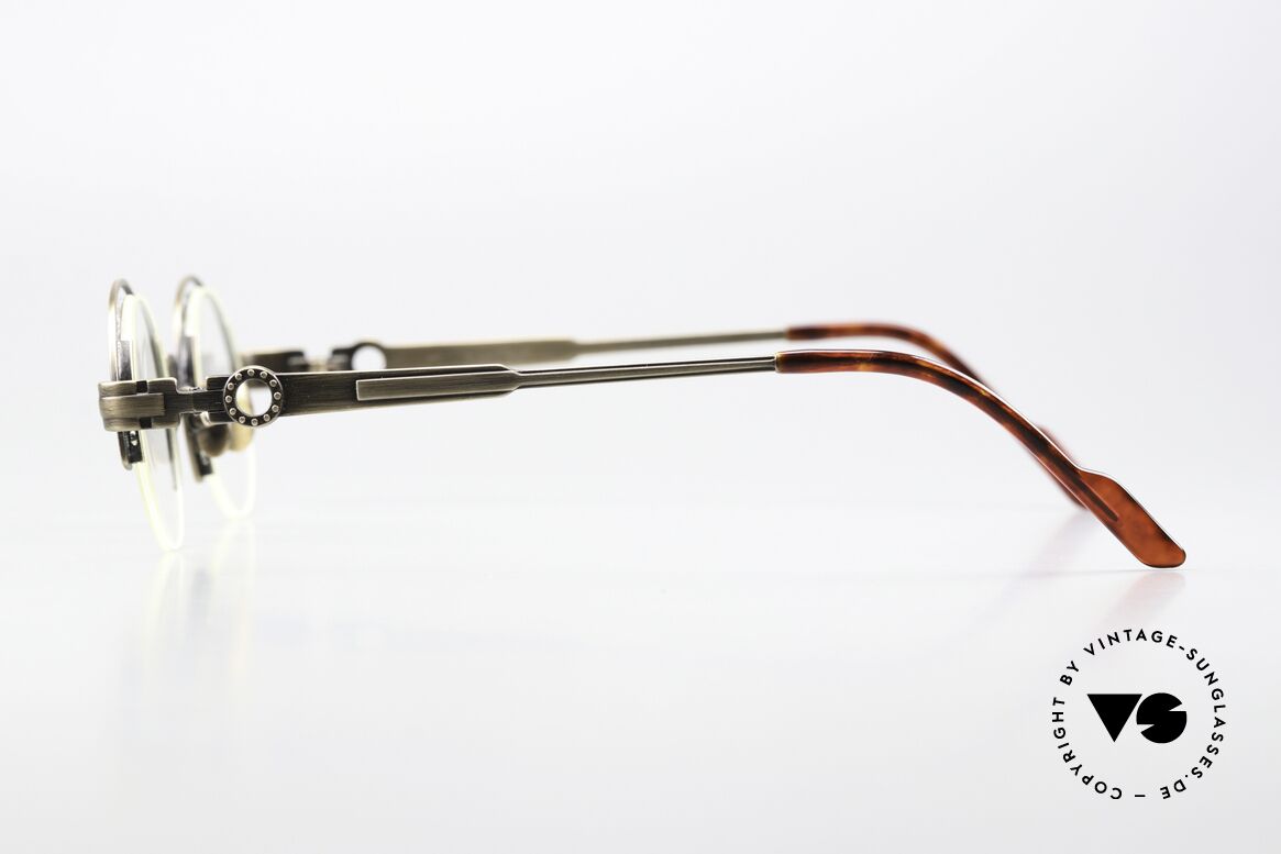 Koure KR8100 Runde 90er Steampunk Brille, Spitzenqualität aller Komponenten (beliebig verglasbar), Passend für Herren und Damen Koure KR8100 Runde 90er Steampunk Brille, Spitzenqualität aller Komponenten (beliebig verglasbar), Passend für Herren und Damen