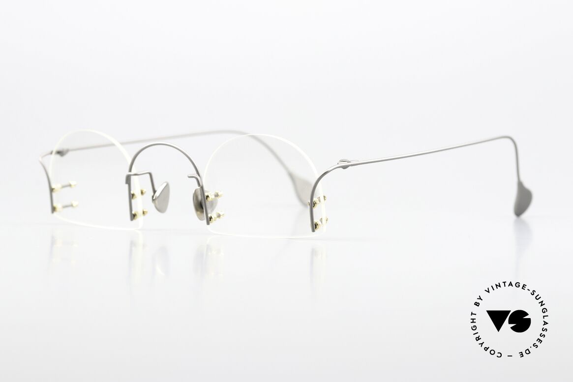 Paul Chiol 2000 Kunstvolle Randlosbrille 90er, ein Meisterstück für Liebhaber von Randlosbrillen, Passend für Herren und Damen Paul Chiol 2000 Kunstvolle Randlosbrille 90er, ein Meisterstück für Liebhaber von Randlosbrillen, Passend für Herren und Damen